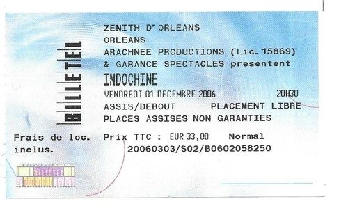 Rare billet ticket - /, de