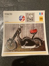 CARTE FICHE MOTO collection ATLAS TUBAUTO 50 SCOTO 