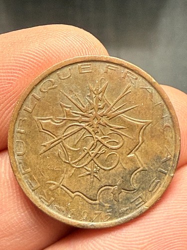 Francs mathieu 1975 coin - 10,