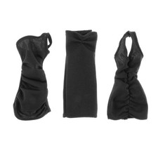 1/6 noir Vêtements Robe Jupe Vêtements pour 12 Pouces Action Figure Femmes