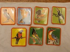 CAFE MAURICE Lot De 7  Ecussons Collection Ĺes Oiseaux Merveilleux 
