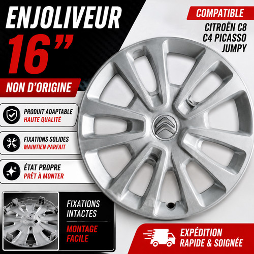 Enjoliveur citroën - enjoliveur, c8