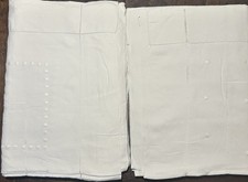2 draps anciens  brodés