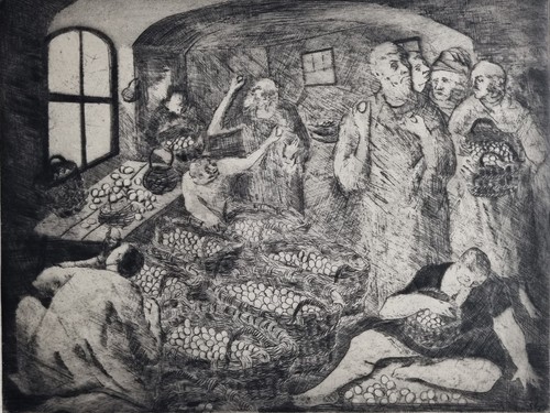 René jean clot - clot, eau-forte