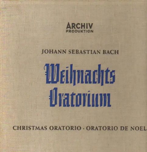 Bach weihnachts oratorium - bach, weihnachts-oratorium