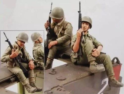 2pcs resin model kit us - 1/35,