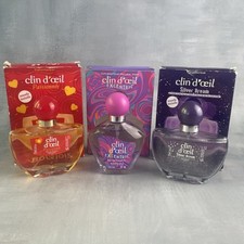 Lot 3 Bourjois Clin d'oeil 75ml edt : Passionnée + Silver Dream + Excentric