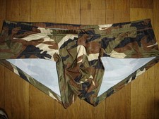 Boxer mini militaire tour de taille 75-106 cm uni tissus extensible prototype 