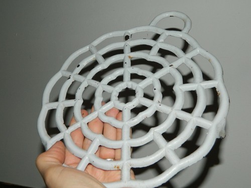 Dessous plat fonte peint - plat,