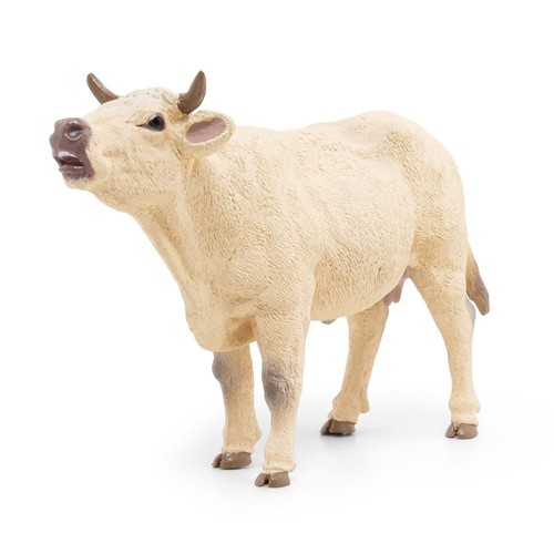 Papo charolais cow mooing - cow,