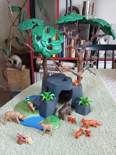 Arbre playmobil rocher - arbre,