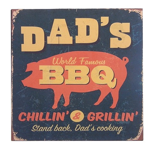 Dad bbq chillin - chillin, grillin