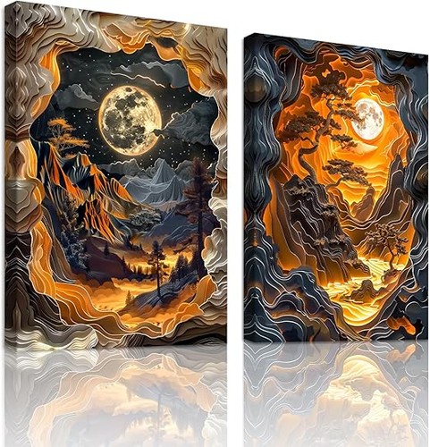 Tableaux sur toile abstraits - tableaux,