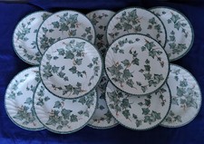 12 ASSIETTES PLATES FAÏENCE