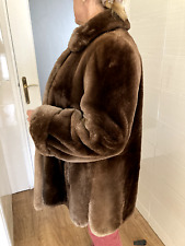 Manteau fourrure de castor