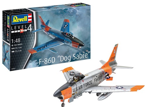 Revell model set 86d - model, f-86d