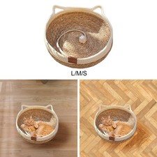 Panier pour chat tissé à la