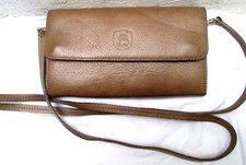 RENOUARD  petit Sac bandoulière ou porté ceinture cuir  marron TBEG vintage