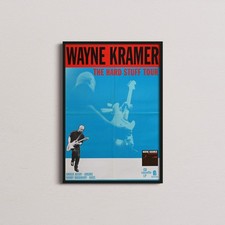 Affiche Vintage Originale - Wayne Kramer - The Hard Stuff Tour - 1995