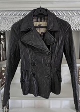 Veste Cuir Femme Burberry