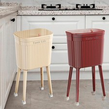 Poubelle de cuisine à roulettes, grande capacité, 16 L, idéale pour la