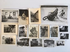 lot 16 ancienne photo MOTO amateur scène de vie vintage 1930-1950