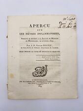 Aperçu sur les fièvres inflammatoires - J. P. Victor Pouzet - 1809