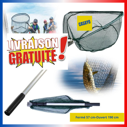 Epuisette télescopique - epuisette,