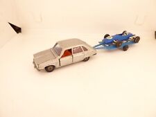 RAIL ROUTE - MAJORETTE - RENAULT 16 - R16 - 1/65 - REMORQUE + ALPINE F3 - RARE
