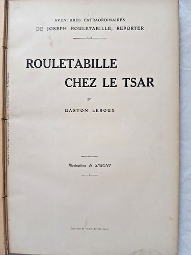 Rouletabille chez tsar - rouletabille, par