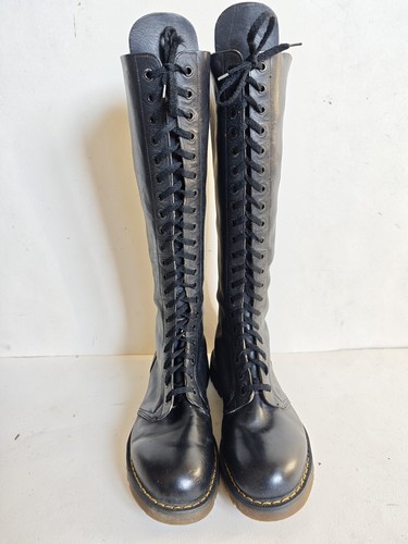 Martens bottes cuir noir - bottes,
