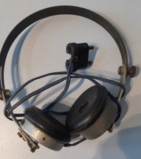Ancien casque téléphone standard standardiste Année 20/30 Opérateur casque