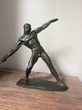 Bronze ancien guero lanceur - ancien,