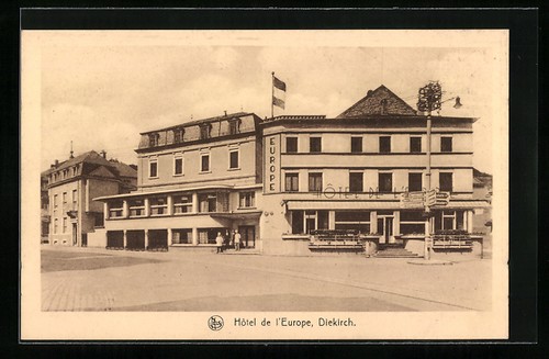 Cpa diekirch hôtel de - cpa, diekirch,