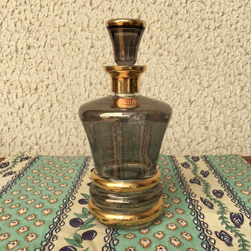 Bouteille art déco verrerie