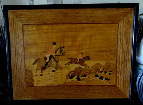 Tableau marqueterie style - tableau,