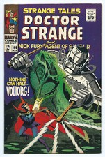 STRANGE TALES 166 F+ VF Marvel Comics Nick Fury Dr Strange Steranko Tuska Adkins