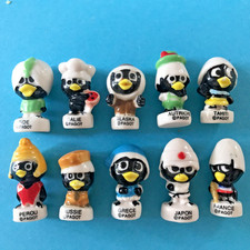 Série complète de 10 Fèves brillantes Calimero autour du monde (2015)