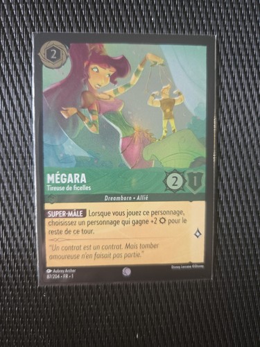 Carte disney lorcana tcg - carte,