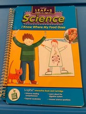 leap frog leap pad book grades 1-3 science I Know Where My Food goes w/cartridge