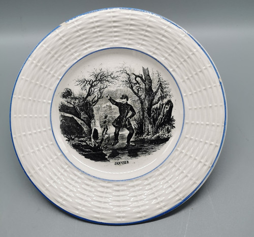 Assiette parlante les mois - les, de