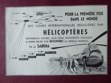 11/1957 PUB SABENA BELGIAN