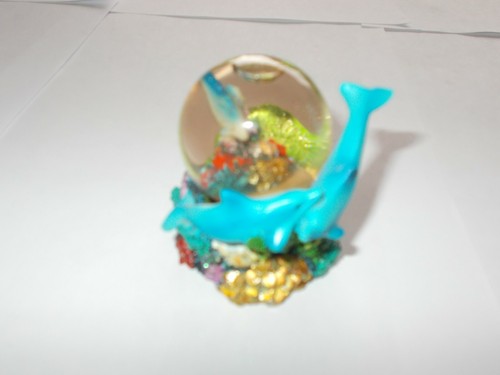 Boule neige dauphin cm - neige,