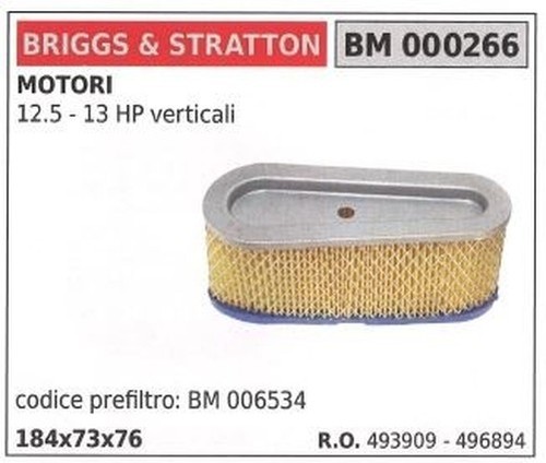 Filtre air briggs - À, briggs&stratton