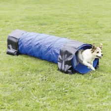 Trixie Chien Activité Agility Tunnel pour Petits Chiens 40cm X 2m Polyester Bleu
