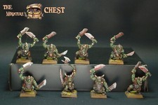 Warhammer Fantasy Orcs Warriors (8x) peint par TMC - Games Workshop Oldhammer