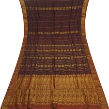 Vintage Livid Marron Saris