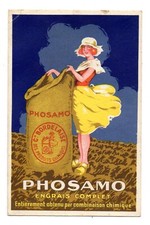 CPA - PUBLICITAIRE - PHOSAMO - engrais complet - vierge