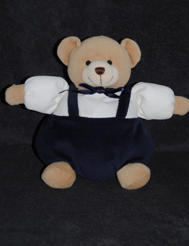 Doudou ours boule bleu - boule,