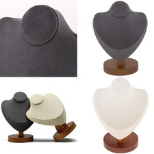 En Bois Buste Bijoux Collier